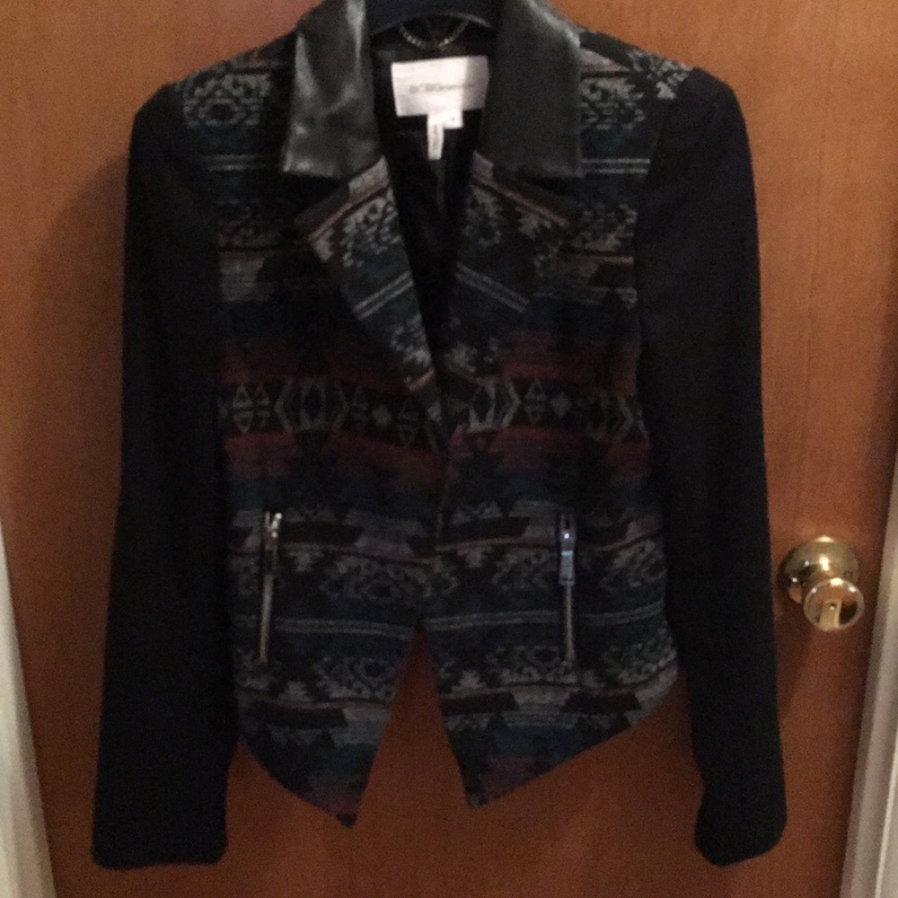 BCBG lined wool jacket S
